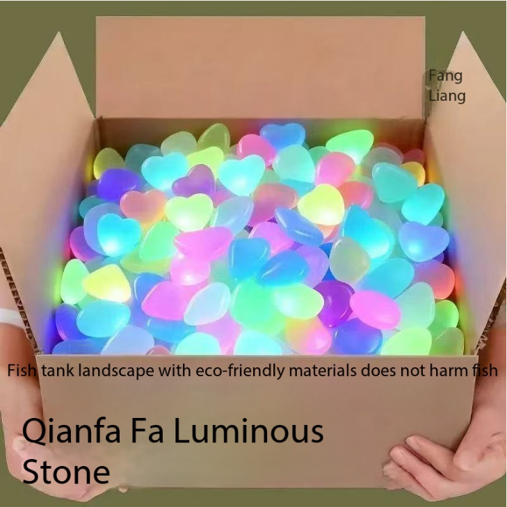 Fish Tank Gravel - Pedras Luminosas Coloridas de 1CM, 100