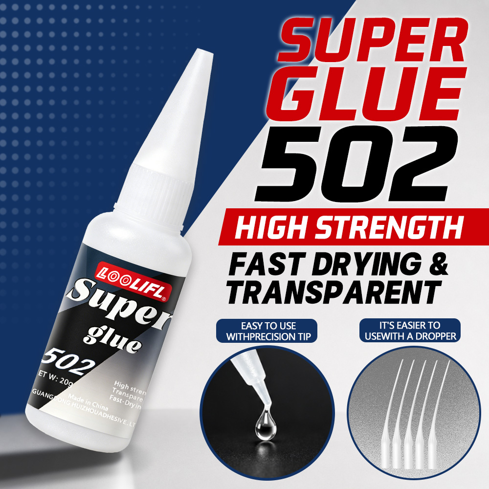 Fish Food - Loolifl-502-20Ml Adesivo Instantâneo Transparente de Cianoacrilato
