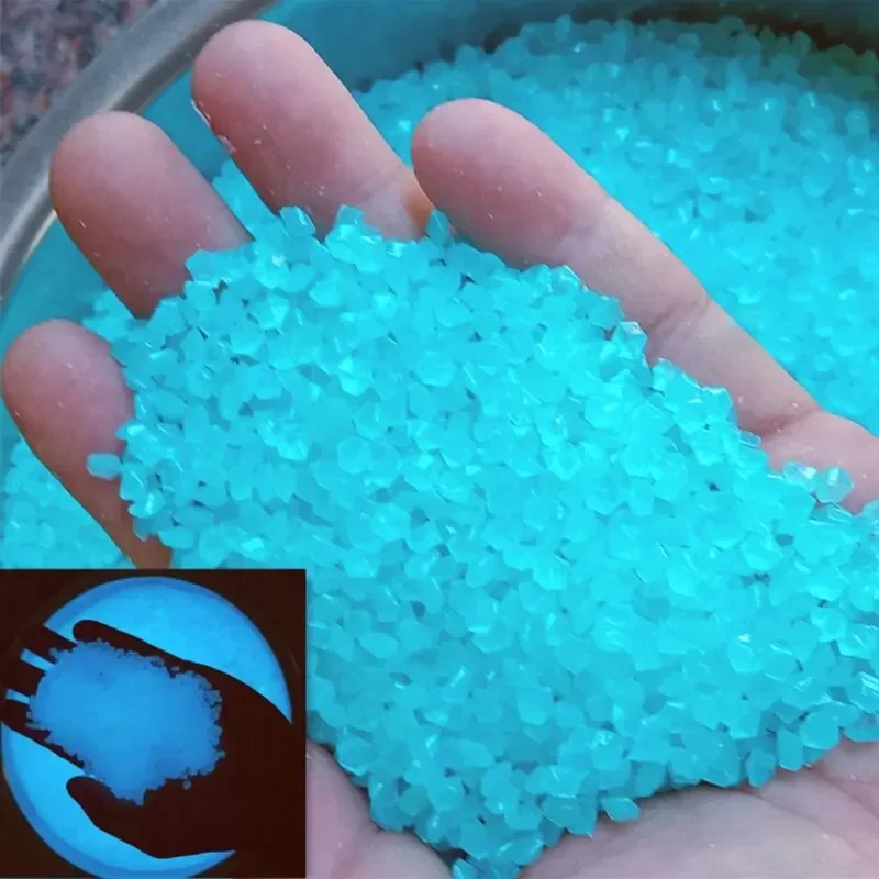 Fish Tank Gravel - 1000 pçs 3-5mm areia luminosa brilho