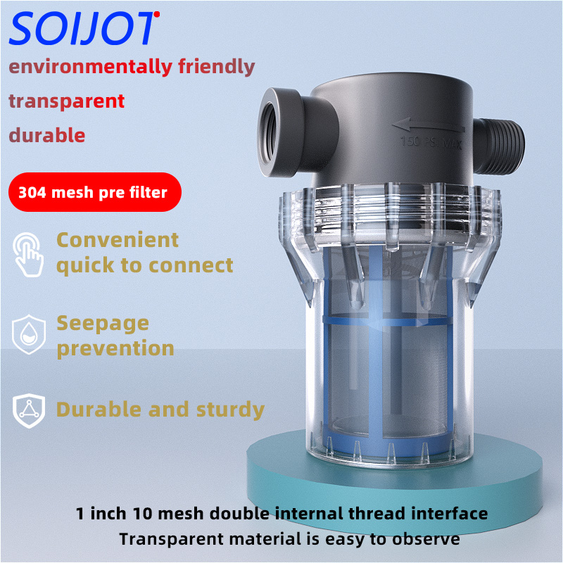 Fish Tank Filter - Filtro de Irrigação Agrícola com Rosca