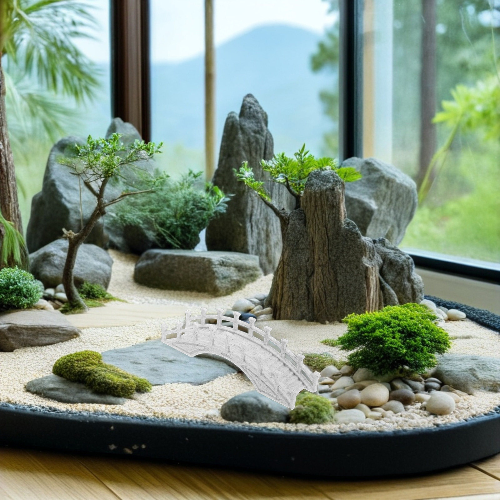 Decoração de jardim com mini p - Aquarium Decor avaliação e preço
