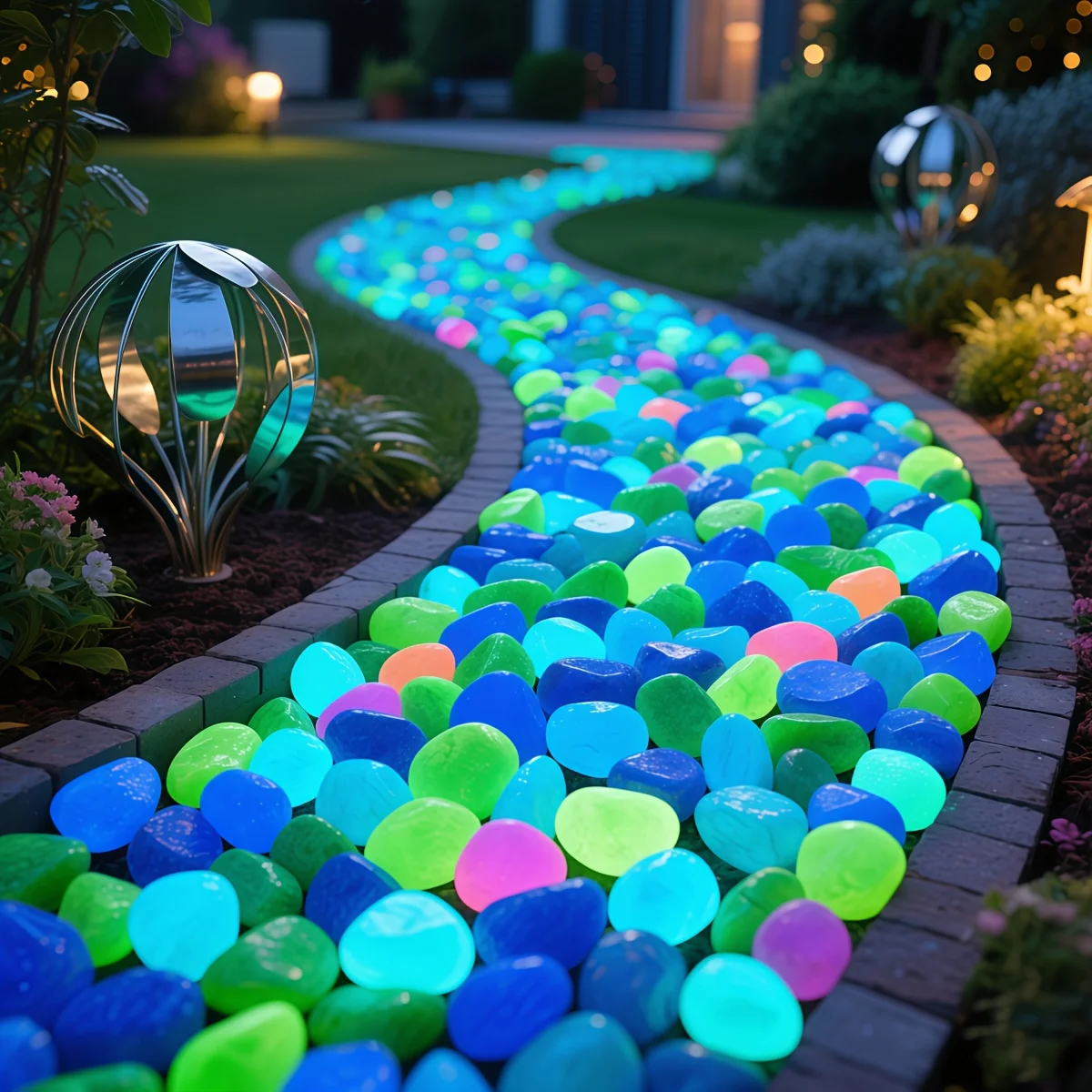 Pedras Luminosas Coloridas de  - Fish Tank Gravel avaliação e preço