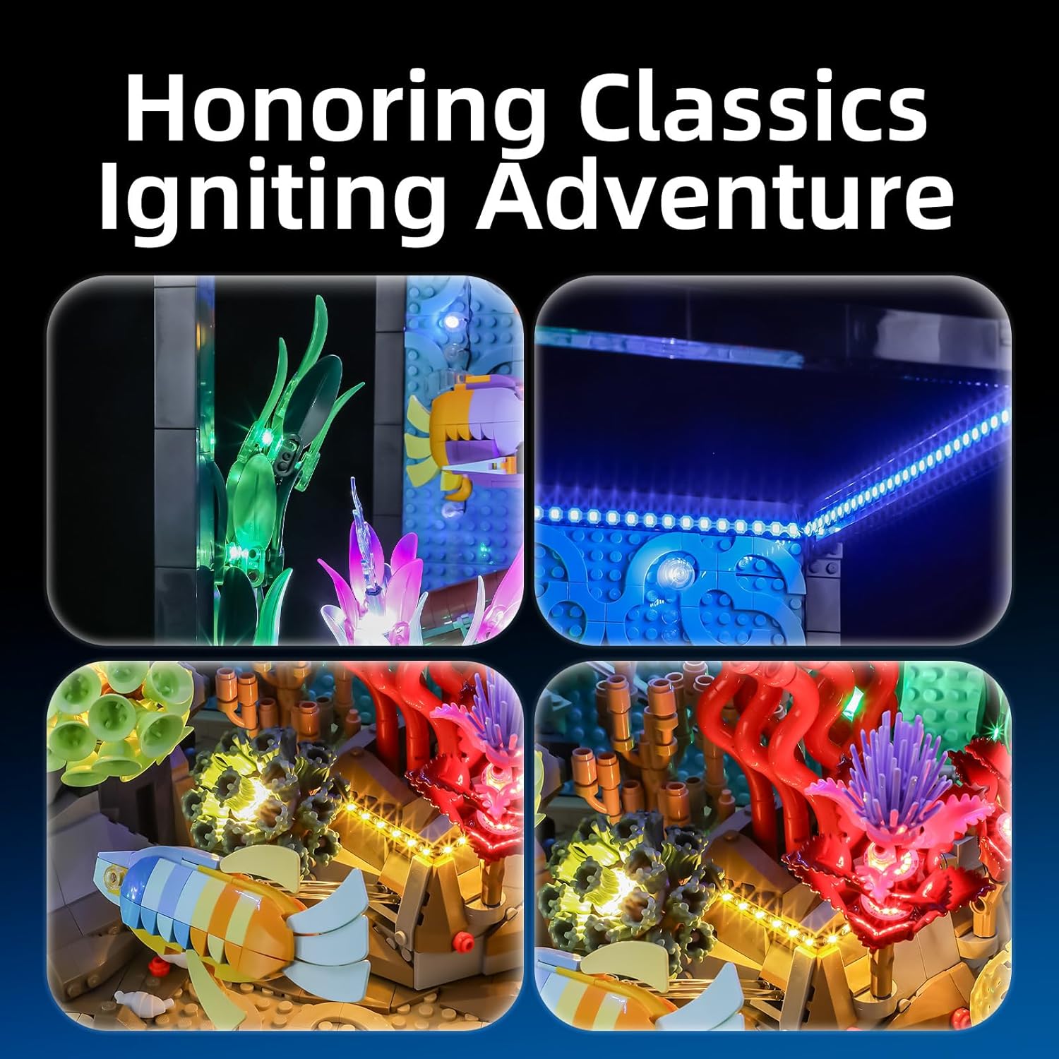 Hprosper luz led para lego 103 - Aquarium Light avaliação e preço