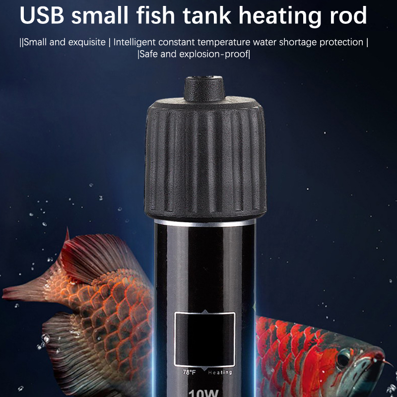 1pc usb mini haste de aquecime - Fish Tank Heater avaliação e preço