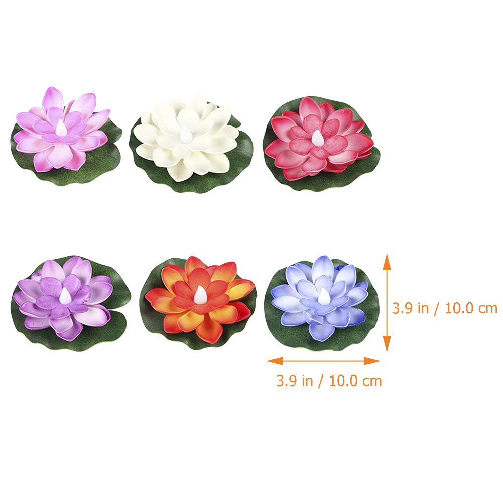 6 unidades de flores de lótus  - Aquarium Decor avaliação e preço