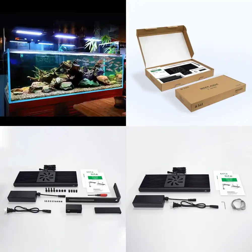 Luz LED para Aquário com Efeit - Aquarium Light avaliação e preço