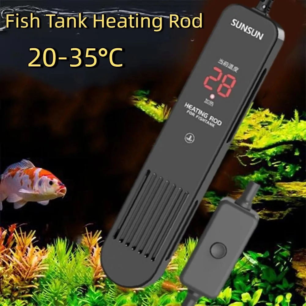 Tela LCD 20-35 ° C Digital Aqu - Fish Tank Heater avaliação e preço