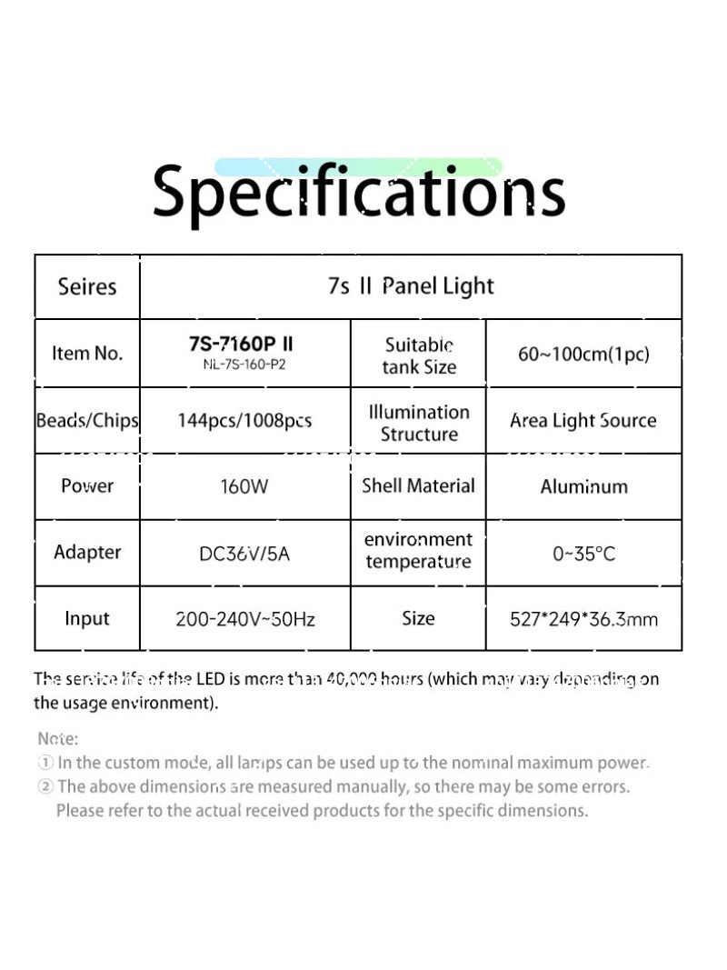 Luz LED para Aquário 160W RGB  - Aquarium Light avaliação e preço